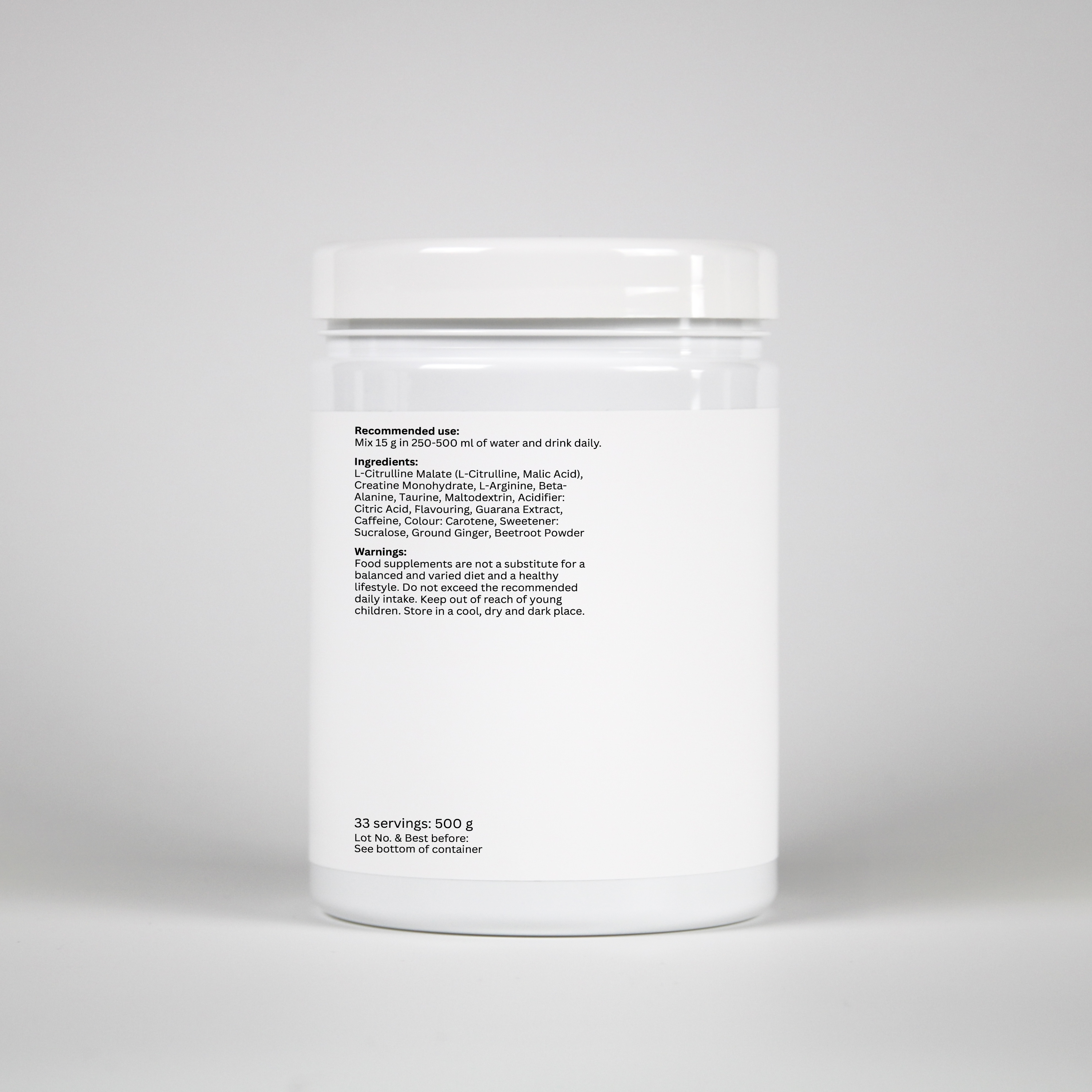 Pre-Workout Booster Tropical - 500g