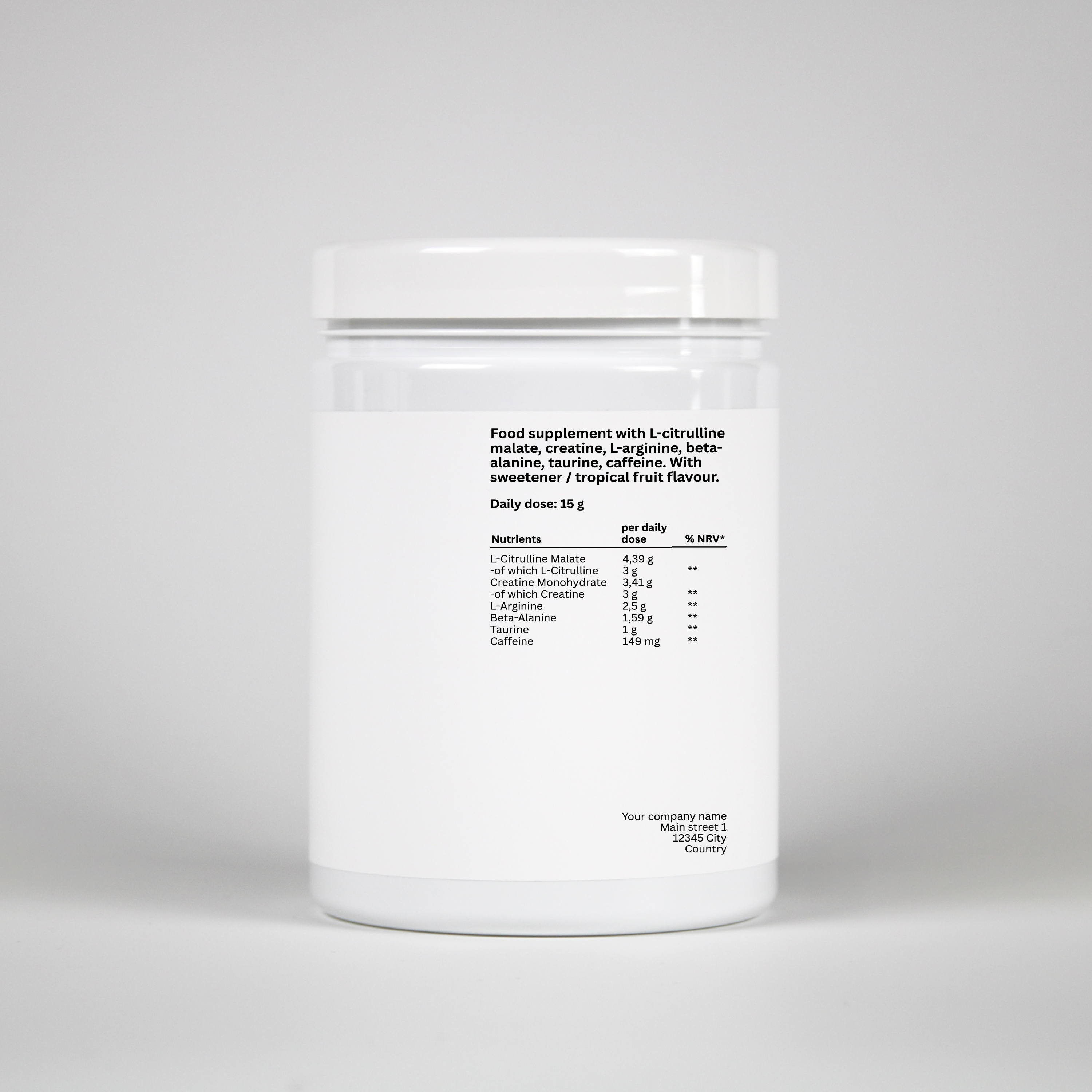 Pre-Workout Booster Tropical - 500g